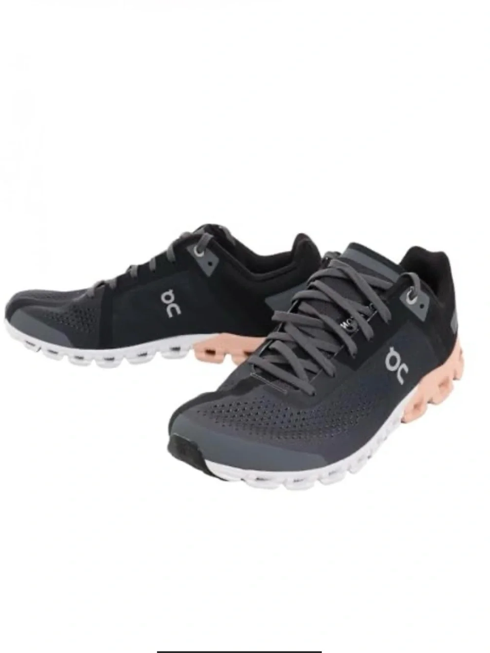 ON RUNNING Women's Cloudflow Sneaker, black and rose gold